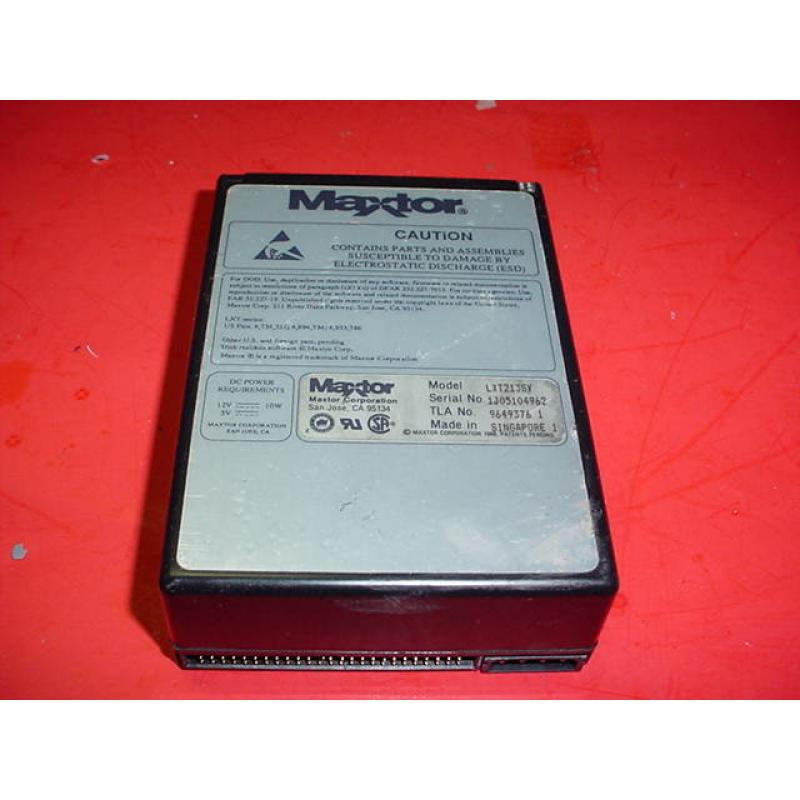 Vintage Maxtor LXT213SY 3701327-06 213MB 50-PIN SCSI Hard Drive