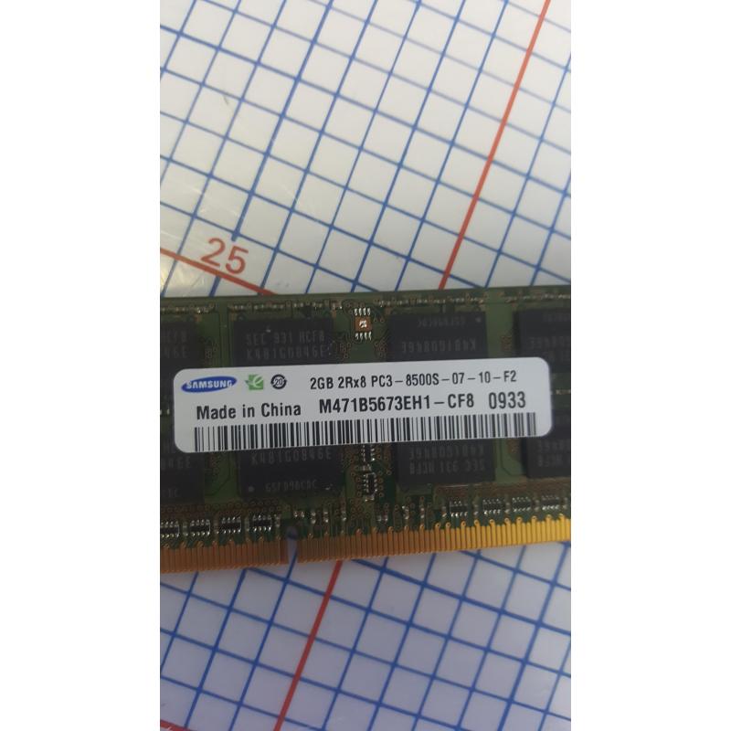 M471B5673EH1-CF8 Samsung 2GB SoDimm PC8500 Memory