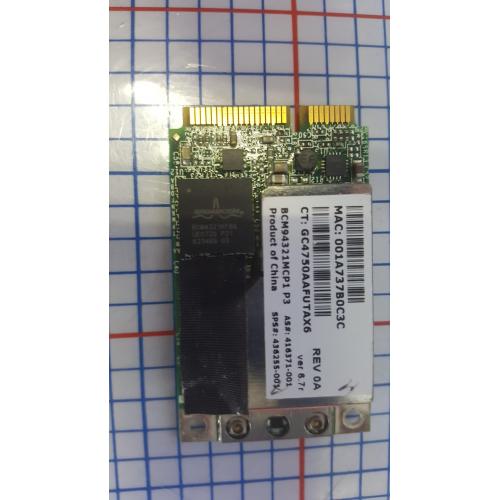 Broadcom Mini PCI Express Wireless Card (001A737B0C3C / BCM94321MCP1)