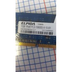 Elpida 1GB 1Rx8 PC3-10600S-9-10-B1 RAM SODIMM
