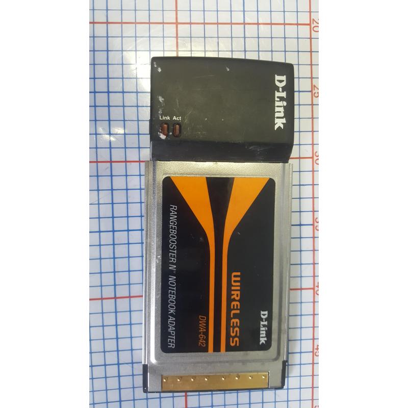 D-Link Rangebooster N Wireless Notebook Adapter PCI Card DWA-642