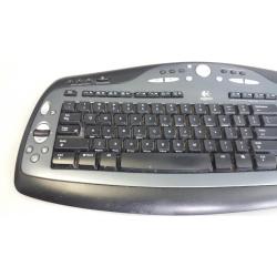 Logitech Y-RR54 LX-700 Cordless Wireless Keyboard CANADA 210 No Mouse/Dongle