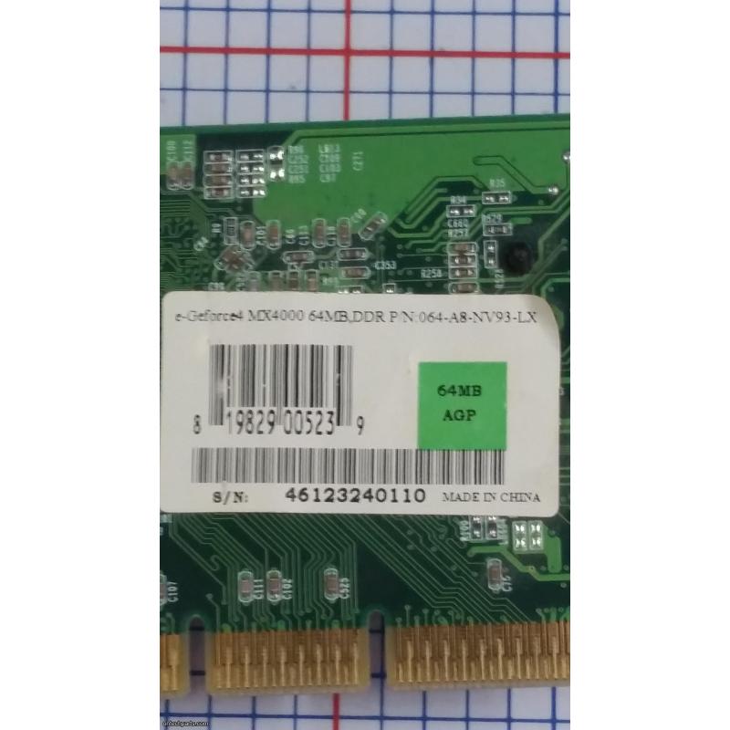 GeForce MX400 64MB, DDR 64-A8-NV93-LX Video Card