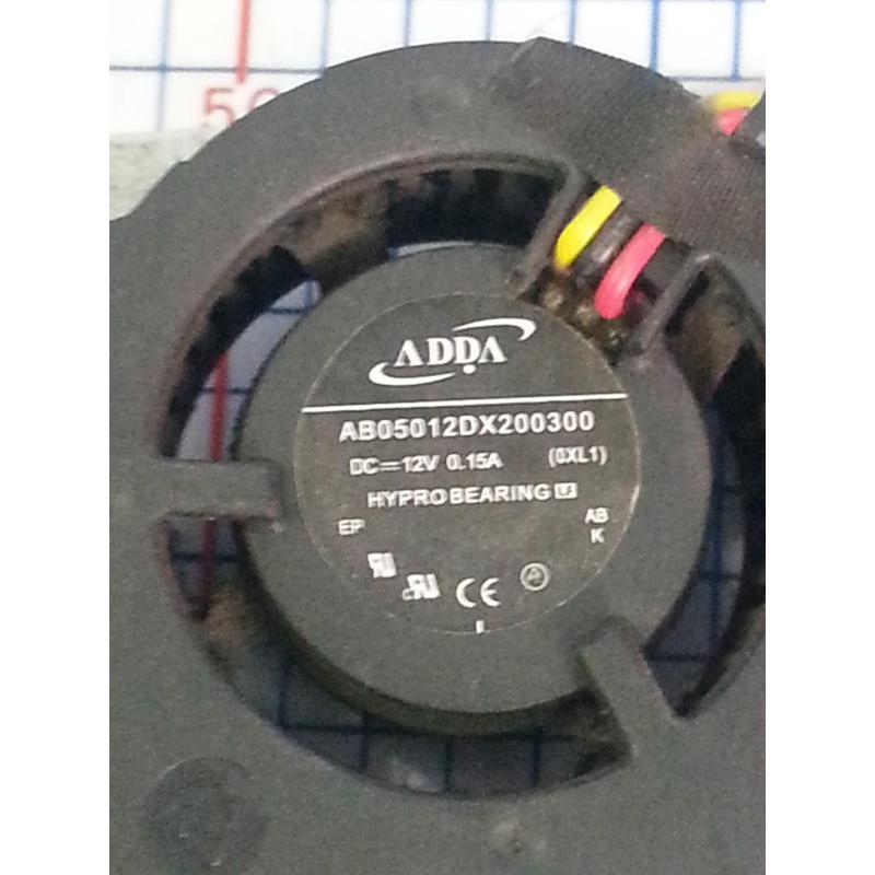 ADDA AB05012DX200300 DC=12V 0.15A Cooling Fan