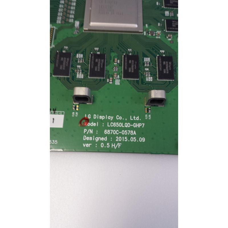 LG Display LC650LQD-GHP7 Logic Board 6870C-0578B