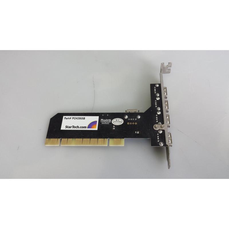 StarTech PCI420USB 5 Port PCI High Speed USB 2.0 Adapter Card