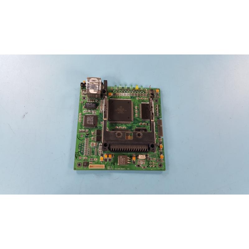 ZEBRA BARCODE PRINTER MEMORY CARD LAN PCB STICKER 48609 REV A M801444