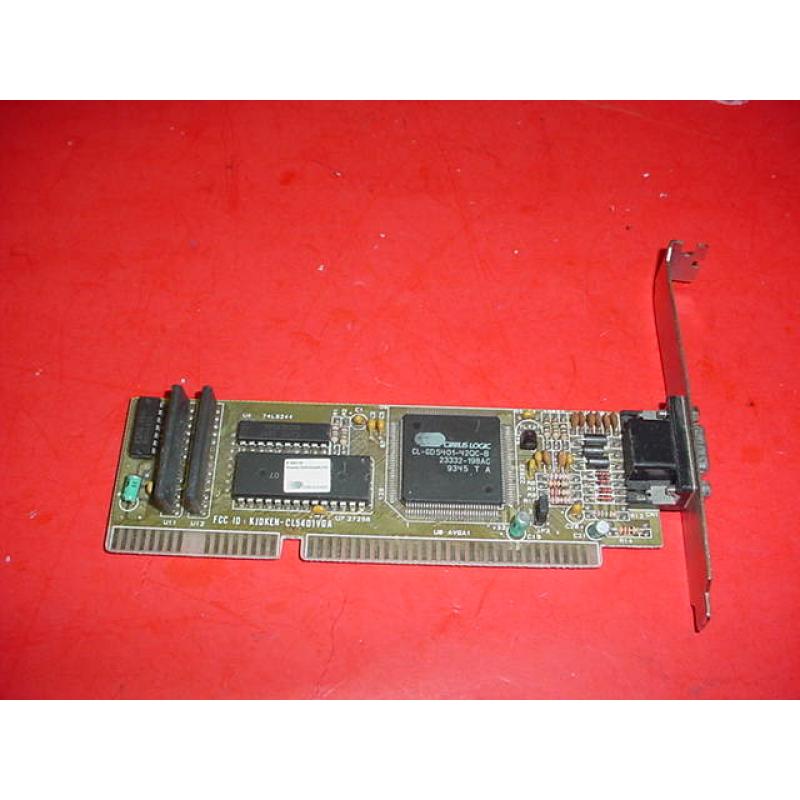 Gold Star Circuit Board VGA Video Card KJDKEN-CL5401VGA