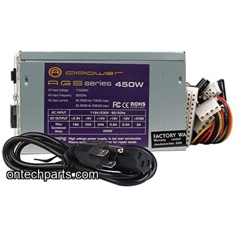 A-Power 450 Watt Power Supply