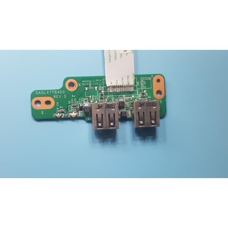 HP USB PCB DA0LX7TB4D0 FOR PAVILION DV7-4807CL