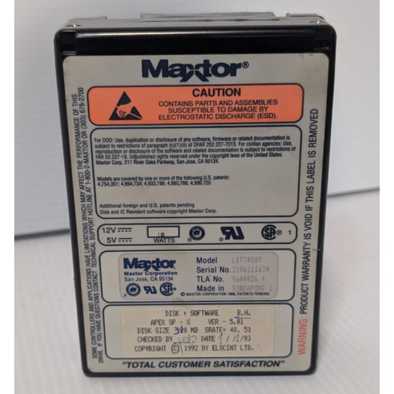 Maxtor 340mb Internal 3.5" SCSI Hard Drive LXT340SY