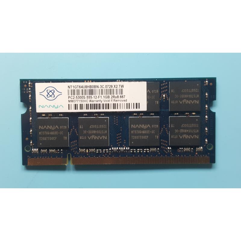 DELL MEMORY NT1GT64U8HB0BN-3C.0729.X2.TW FOR LATITUDE PP22L