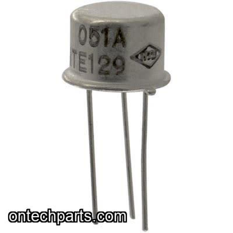 NTE129 -  Bipolar (BJT) Single Transistor, PNP, -80 V, 50 MHz, 7 W, -1 A, 300 hFE