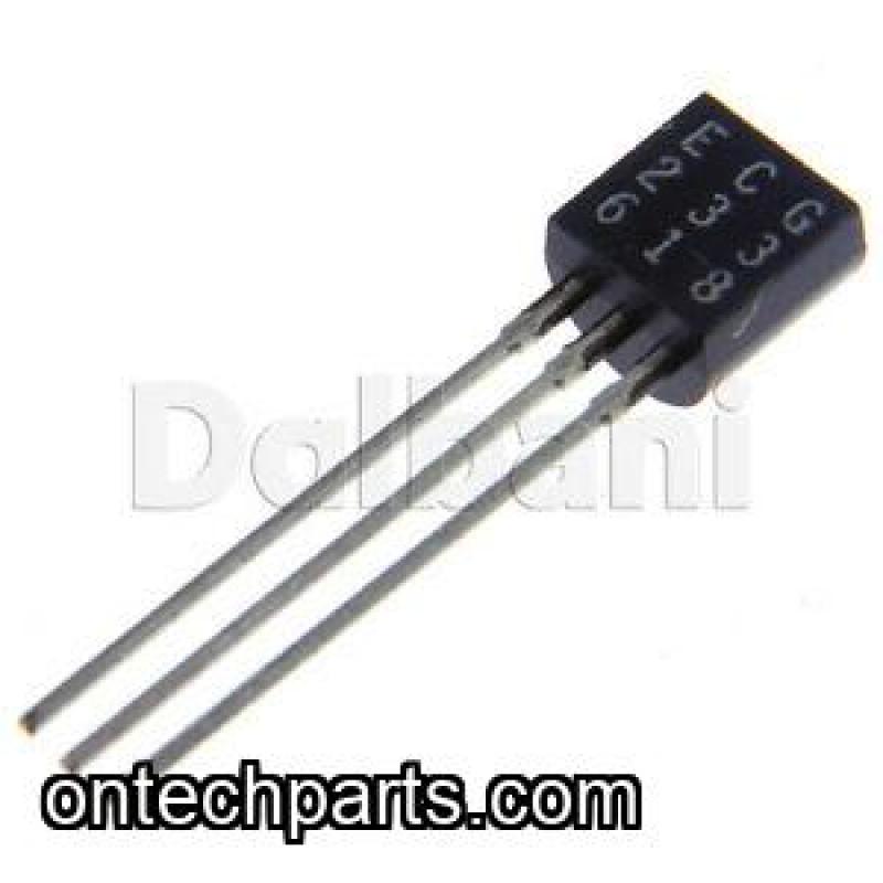 NTE233  Transistor,BJT,NPN,30V V(BR)CEO,100MA I(C),TO-92