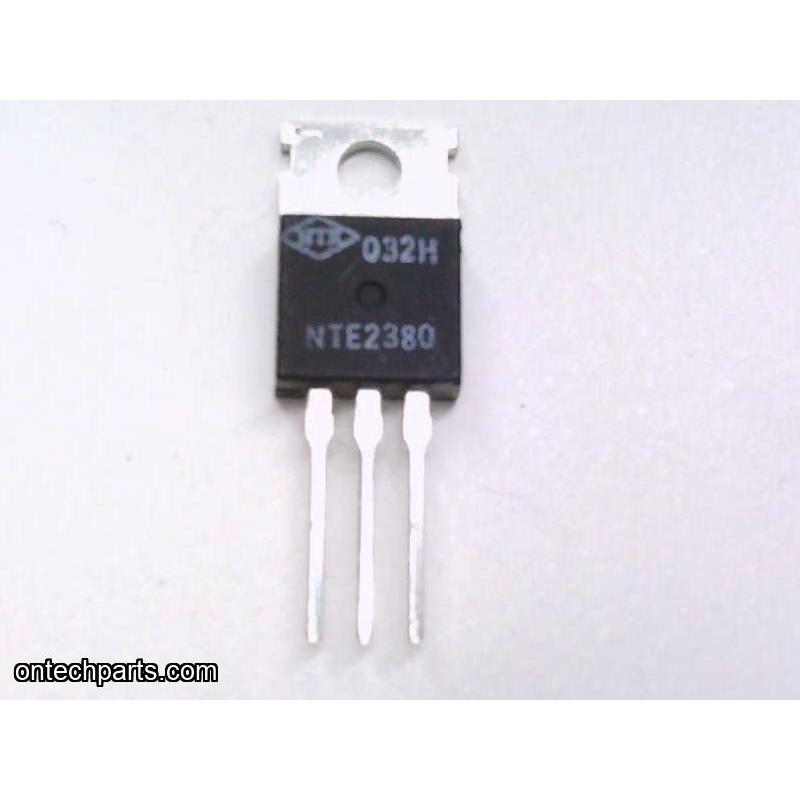 NTE2380  Mosfet N-Channel, 2.5 A, 500 V, 3 ohm, 10V, 4V