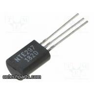 NTE297 -  Bipolar (BJT) Single Transistor, NPN, 80 V, 120 MHz, 1 W, 500 mA, 100 hFE