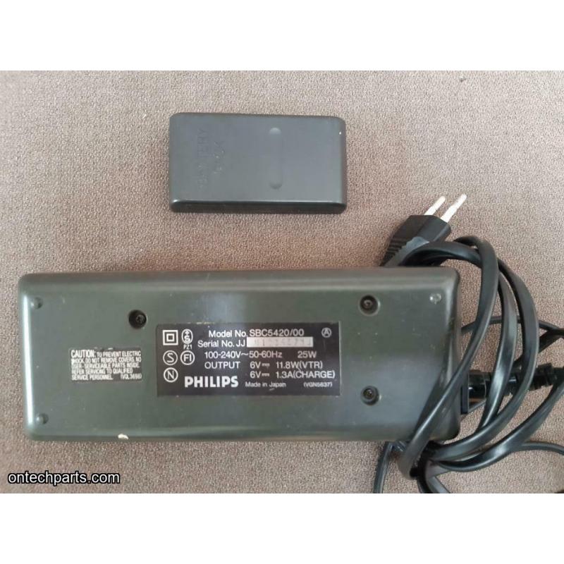 Philips SBC5420 Vintage AC Power Adaptor Camcorder Battery Charger