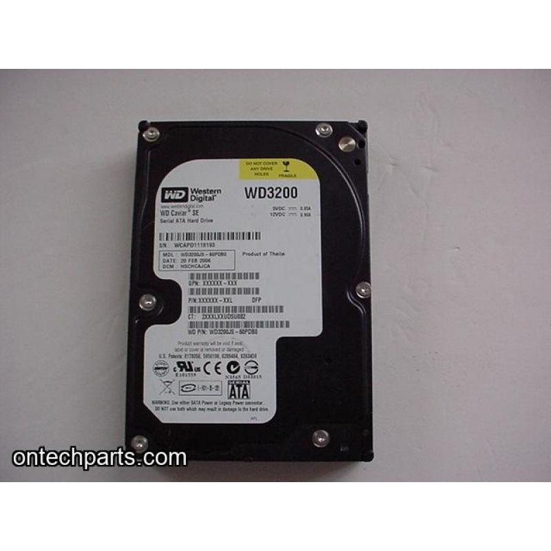 Western Digital Hard Drive PN: WD3200 WD3200JS-60PDB0