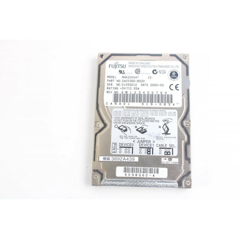Fujitsu 6GB MHK2060AT IDE CA05366-B020 2.5 laptop HDD IDE