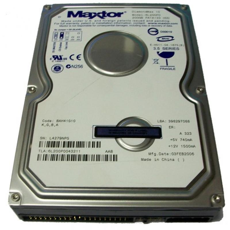 Maxtor DiamondMax 10 6L200PO 200GB IDE Desktop HDD