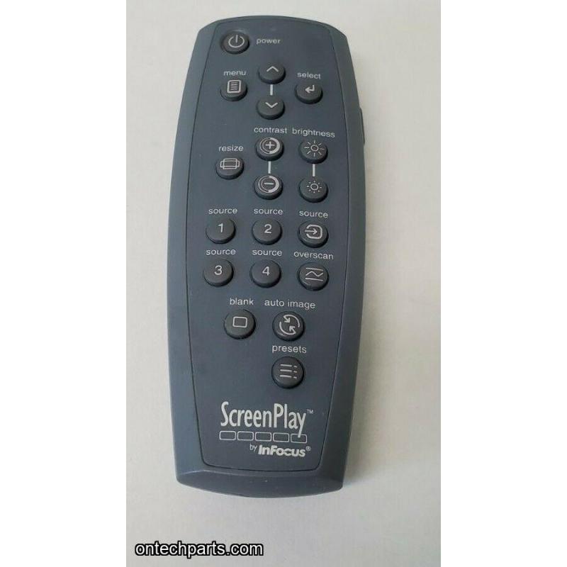 Infocus REMOTE CONTROL 5700 SCREEN PLAY