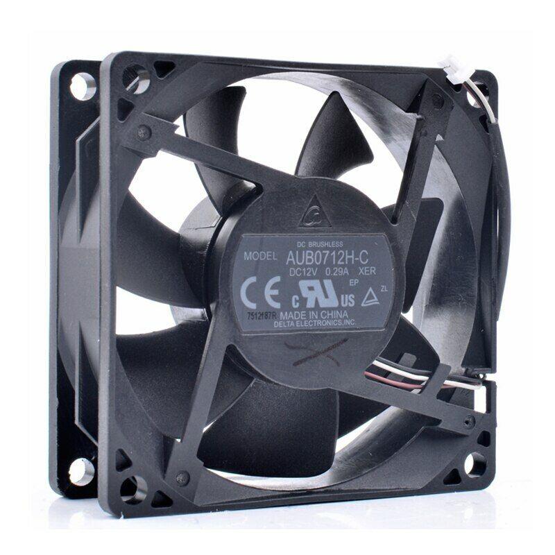 Delta AUB0712H-C XER 7cm 7025 70x70x25mm 12V 0.29A 3Pin projector cooling fan